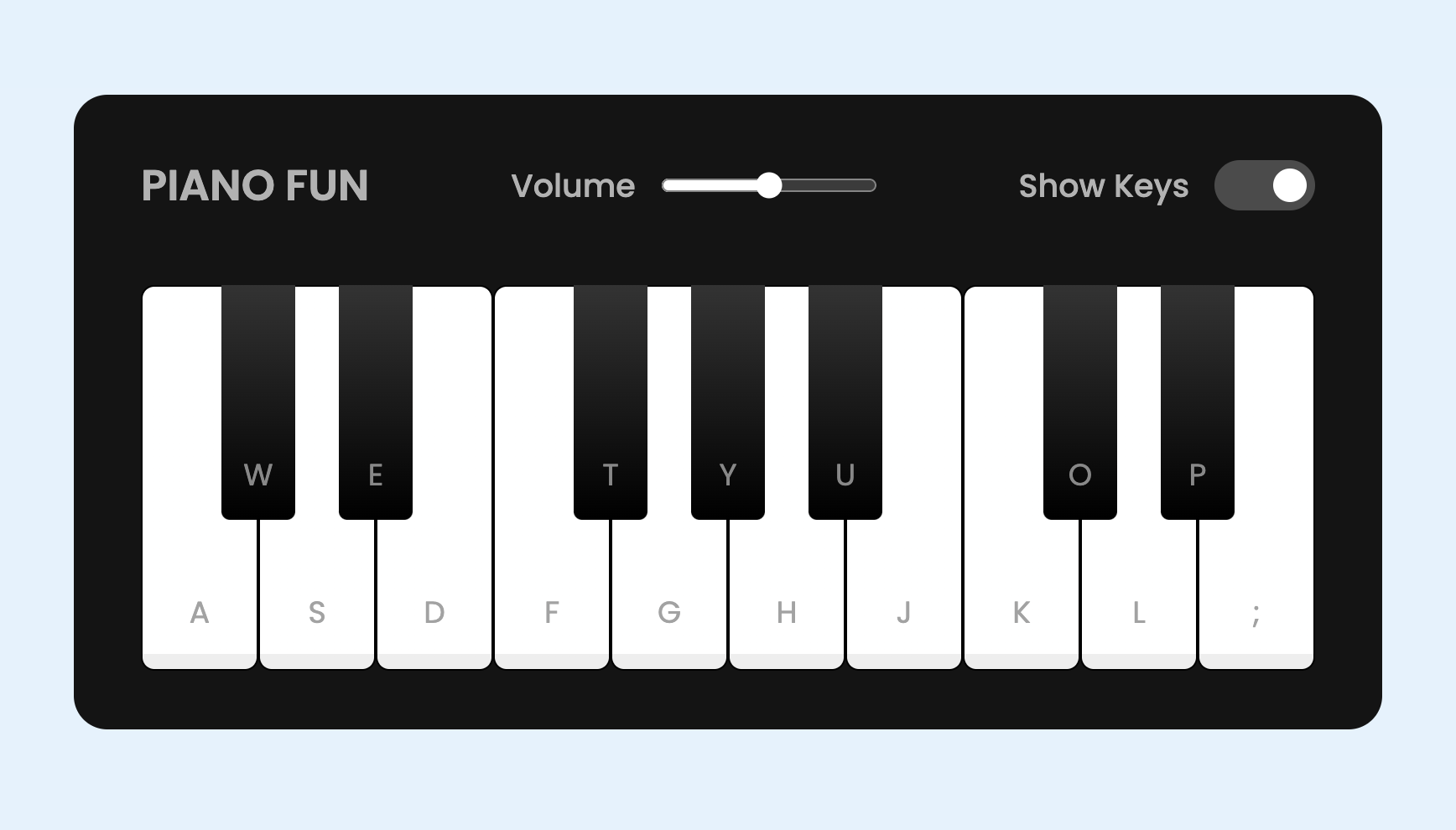 Piano Fun Project