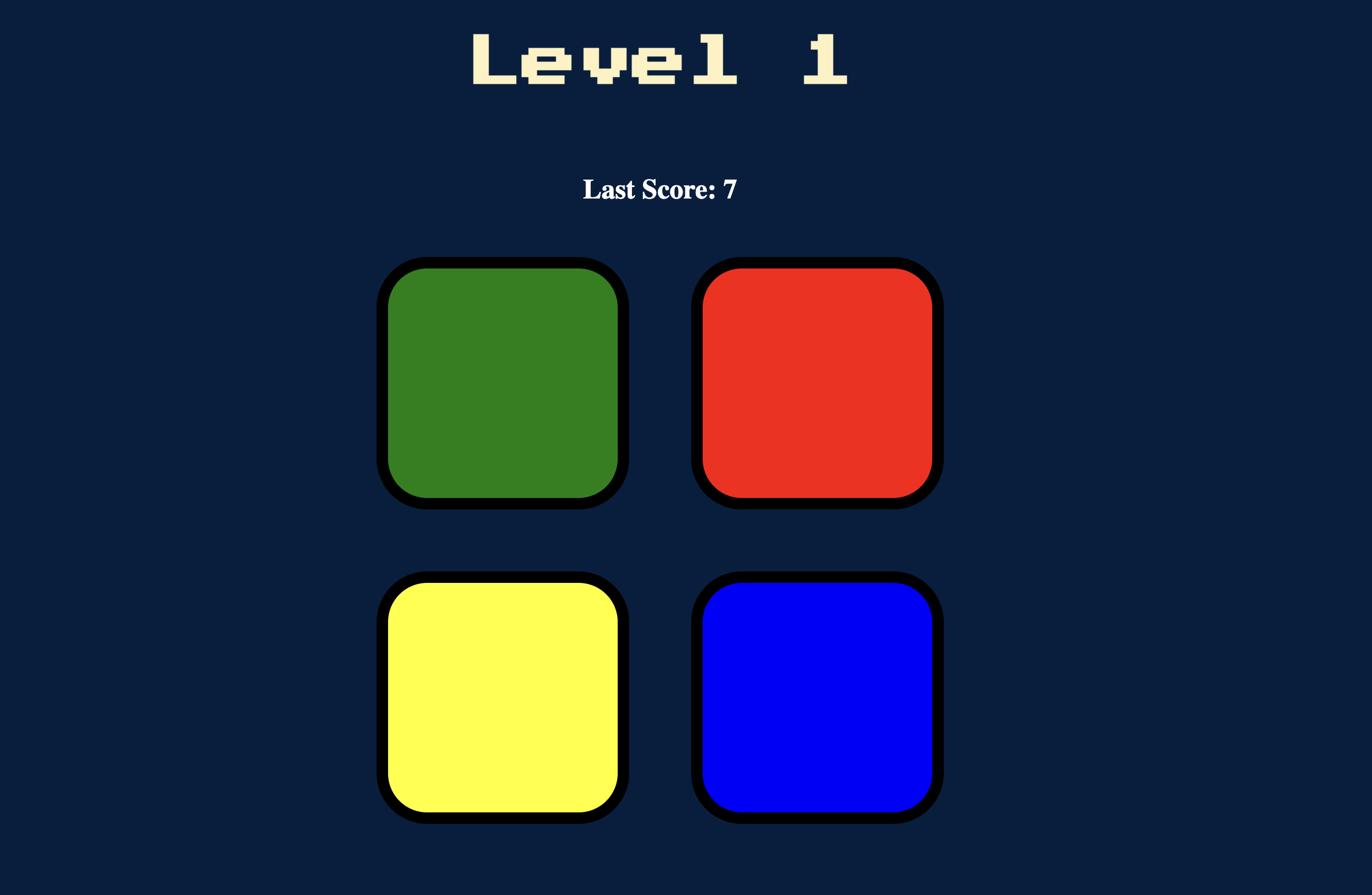 Simon Game Project